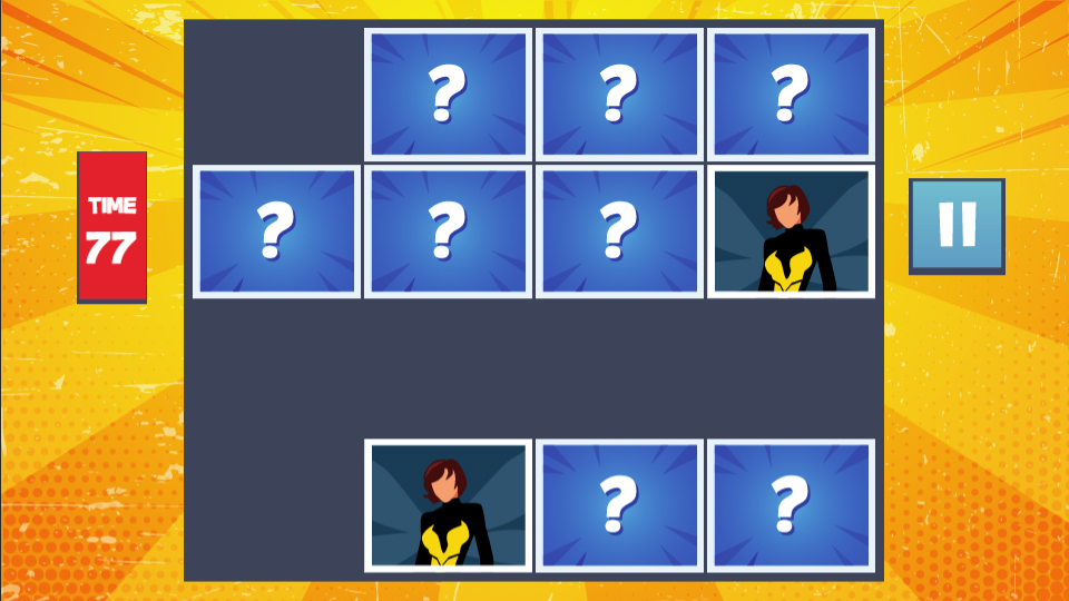 Super Hero Memory Match
